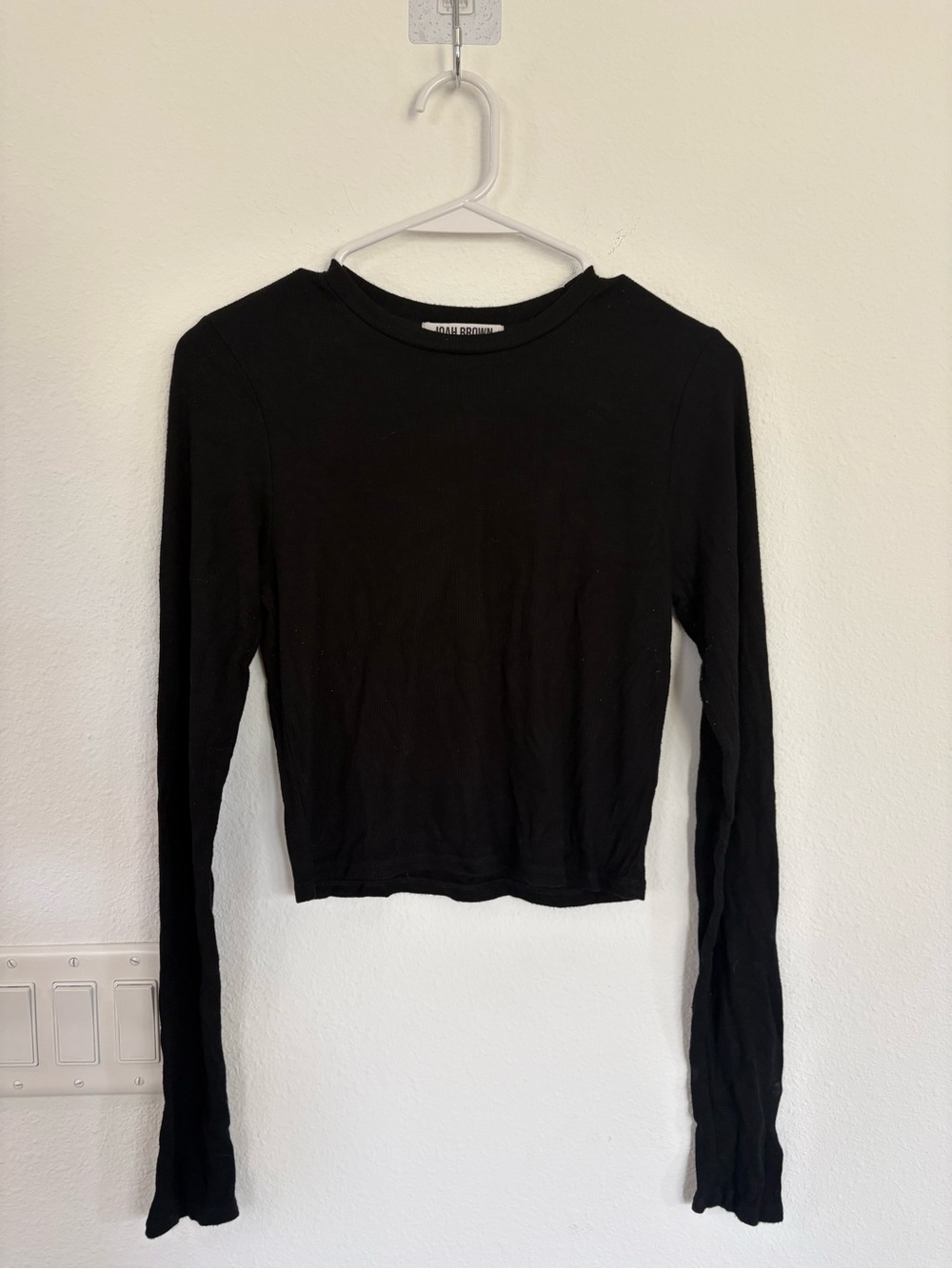 Joah Brown Black Long-Sleeve top
